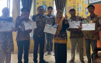 Dorong Budaya Membaca, Mahasiswa KKN UIN Raden Intan Lampung Resmikan Pojok Baca di Korpri Raya