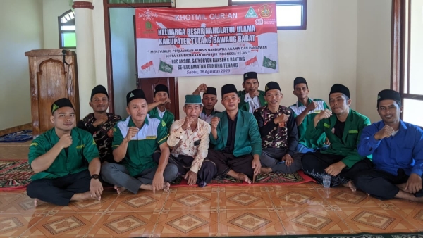 Ribuan Warga NU Tubaba Khatam Al-Qur'an, Rayakan HUT RI ke-80