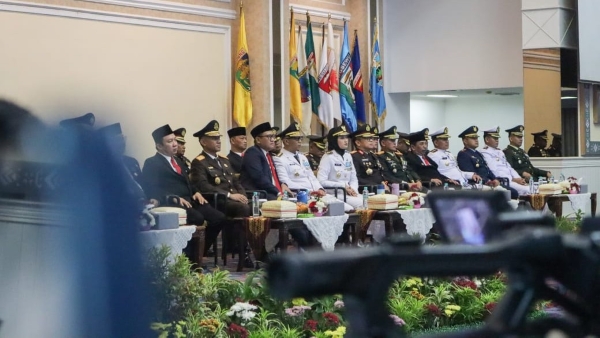 HUT ke-80 RI, Gubernur Lampung Pimpin Upacara Virtual di Balai Keratun