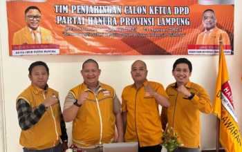 Hanura Lampung Gelar Penjaringan Calon Ketua DPD