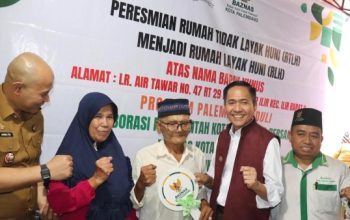Walikota Palembang Resmikan Bedah Rumah ke-23