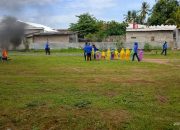 Damkar Tubaba Kenalkan Alat Pemadam Kebakaran kepada Anak-anak TK