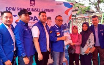 Bantu Korban Kebakaran, DPW PAN Sumsel Salurkan Bantuan di Gandus Palembang