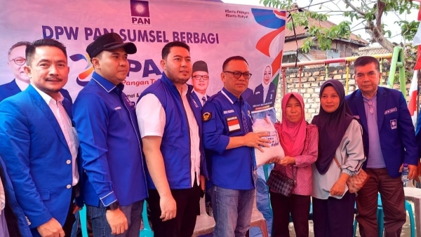 Bantu Korban Kebakaran, DPW PAN Sumsel Salurkan Bantuan di Gandus Palembang