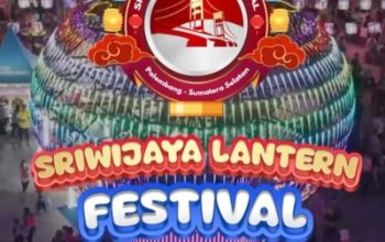 Sriwijaya Lantern Festival 2025 Resmi Dibuka, Tawarkan Keindahan Cahaya dan Kuliner Sehat