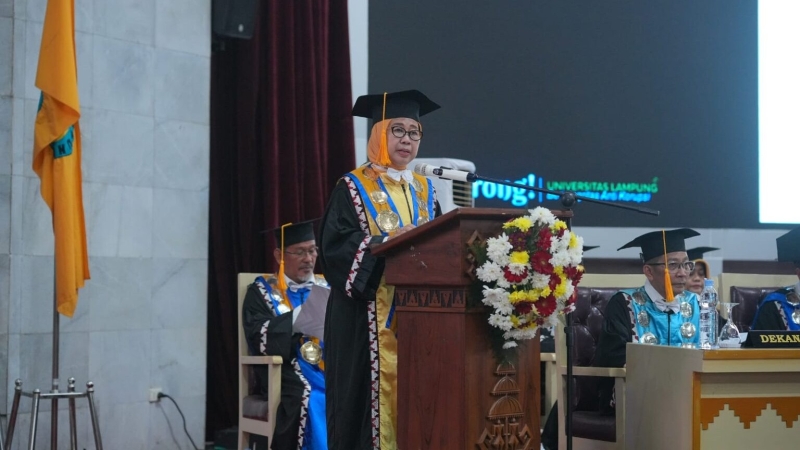 Unila Cetak 993 Lulusan Baru, Total Alumni Capai 142 Ribu Orang