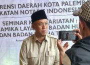 Anggota DPRD Palembang Dany Desrandy Hadiri Konferda INI, Dorong Sinergi Notaris dan DPRD
