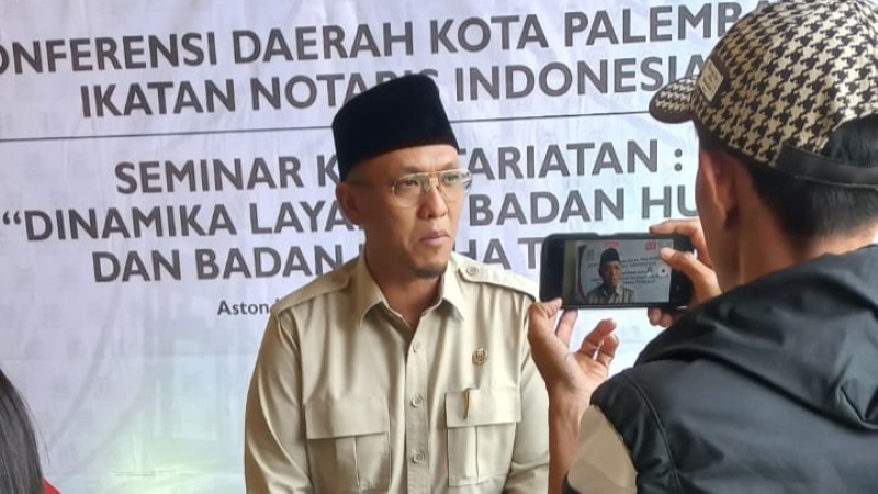 Anggota DPRD Palembang Dany Desrandy Hadiri Konferda INI, Dorong Sinergi Notaris dan DPRD