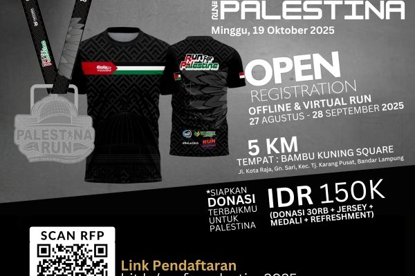 Aksi Kemanusiaan Global, Run For Palestina 2025 Resmi Dibuka