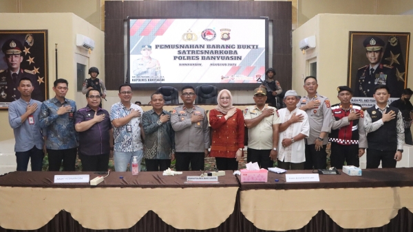 Tangani 26 Kasus, Polres Banyuasin Ungkap Peredaran 674 Gram Sabu