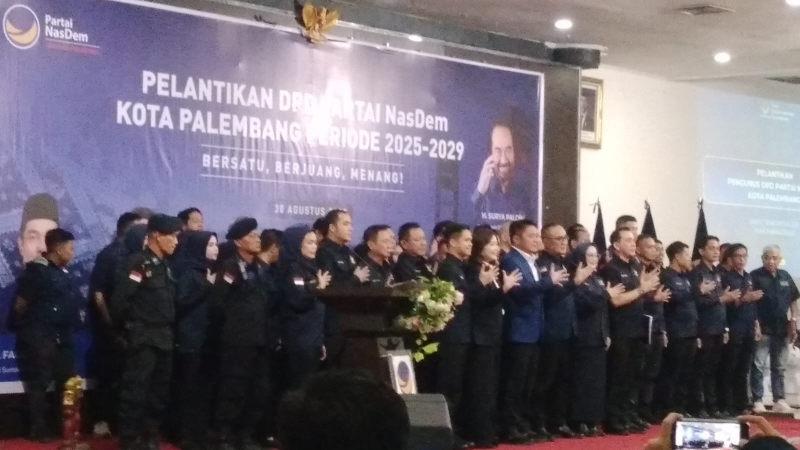 Herman Deru Resmikan Kantor DPD Nasdem Palembang, Minta Kader Jadi Perekat Kerukunan