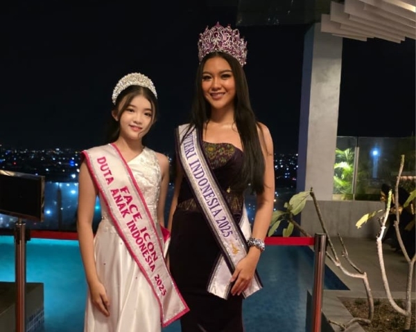 Ivena Queen Dinobatkan sebagai Face Icon Duta Anak Indonesia 2025