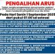 Demo di DPRD Lampung, Satlantas Polresta Bandar Lampung Lakukan Rekayasa Arus Lalu Lintas