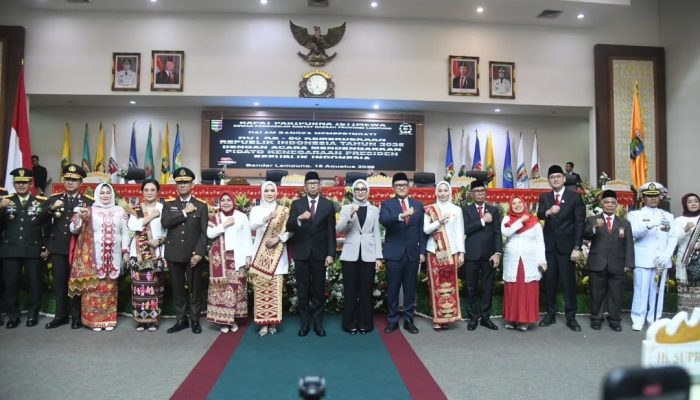 DPRD Lampung Gelar Rapat Paripurna Istimewa Peringati HUT ke-80 Kemerdekaan RI