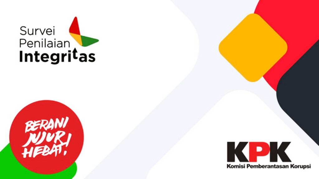 Logo Survei Penilaian Integritas (SPI) yang dilakukan KPK sebagai instrumen untuk memetakan potensi korupsi sekaligus mengukur efektivitas pencegahan korupsi di instansi pemerintahan.