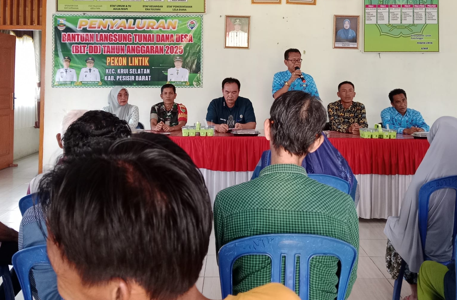 Pekon Lintik Salurkan BLT-DD Tahap III Tahun 2025