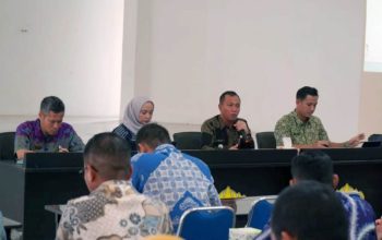 Suasana rapat penyelarasan RPJMD dan Renstra perangkat daerah 2025–2029 yang digelar Bappeda Lampung Selatan di Aula Rimau.
