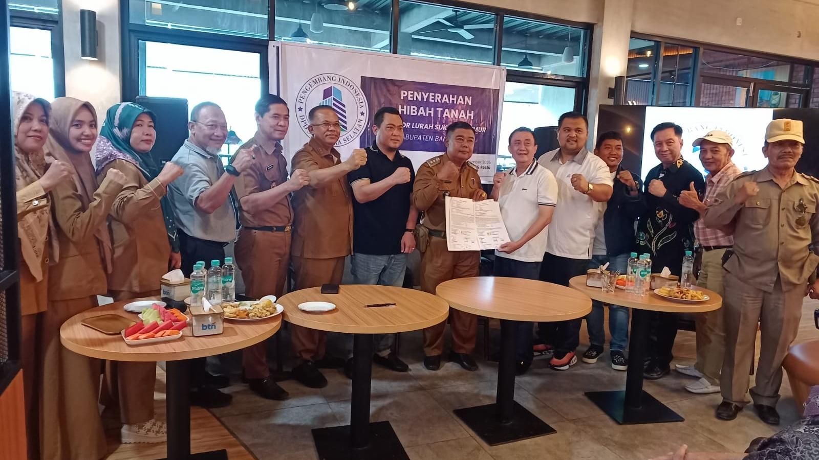 Dukung Pelayanan Publik, PT IES Putra Hibahkan Lahan untuk Kantor Lurah di Banyuasin