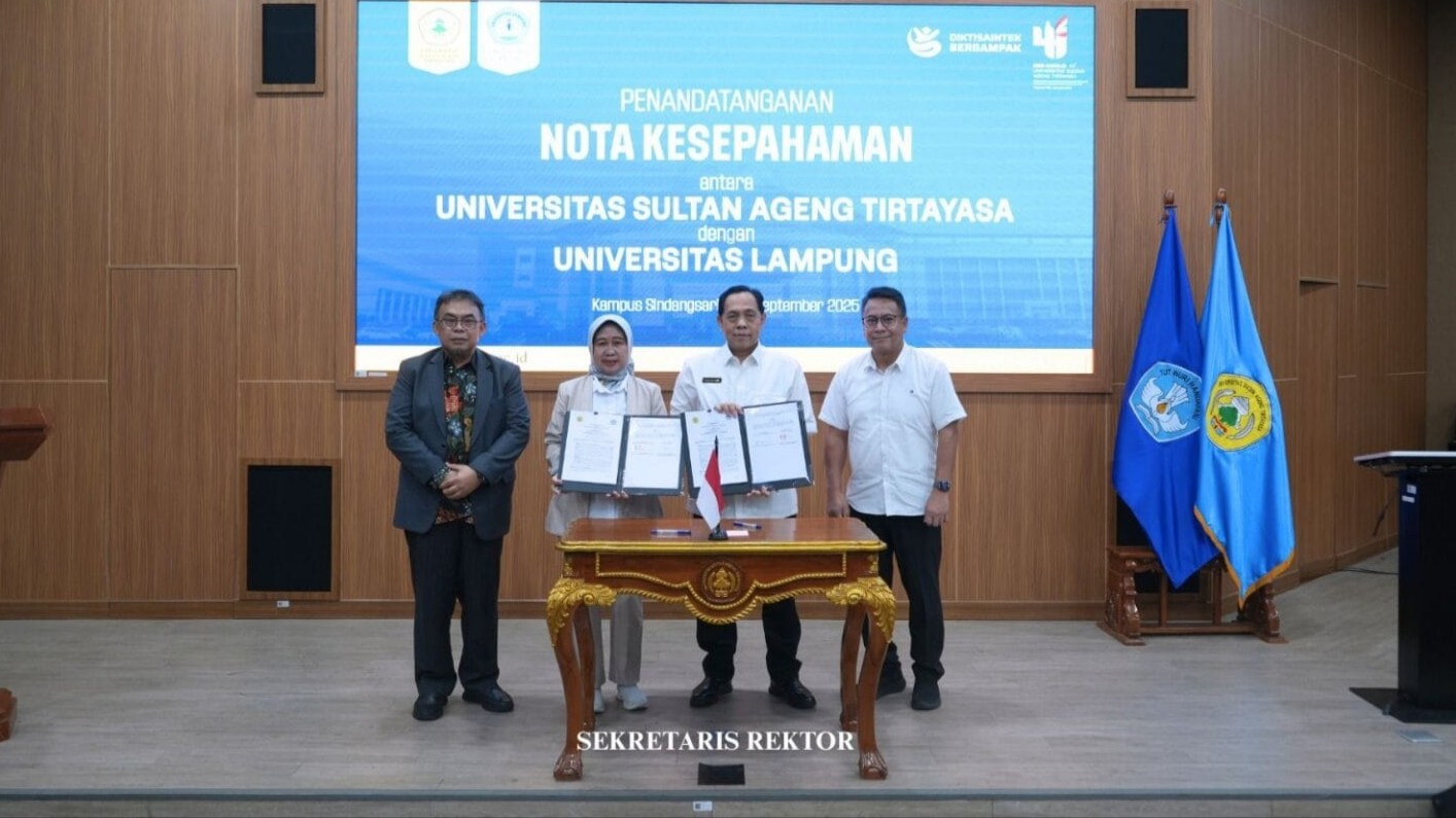 Resmi Bersaudara, Unila dan Untirta Kolaborasi Kembangkan Kapasitas Kelembagaan