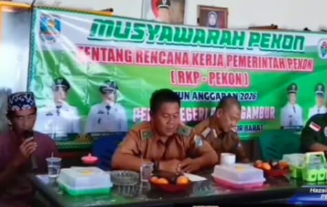 Musyawarah Pekon Negri Ratu Susun Rencana Kerja 2026
