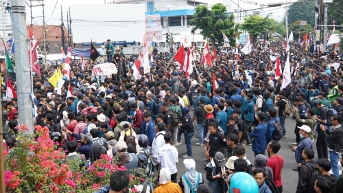 Wajah Sejuk Demokrasi di Lampung: Aksi Massa Berakhir Tanpa Bentrokan