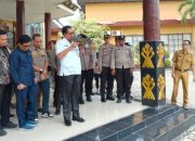 Polres Way Kanan Amankan Aksi Damai Mahasiswa di Gedung DPRD
