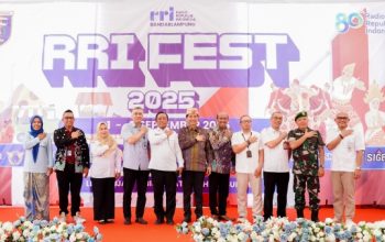 Gubernur Lampung Buka RRI Fest 2025, Dorong UMKM dan Gaungkan Budaya Lokal