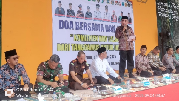Wujudkan Tanggamus Damai, Pemkab Gelar Doa Bersama dan Ikrar Damai