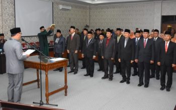 Bupati Novriwan Jaya Lantik 13 Pejabat Eselon II