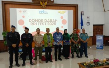 Demi Sukseskan Aksi Sosial, Babinsa Pahoman Pantau Gelaran RRI Fest
