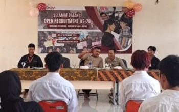 Ketua IWO Lampung Ajak Calon Magang Teknokra Jadi Jurnalis Profesional