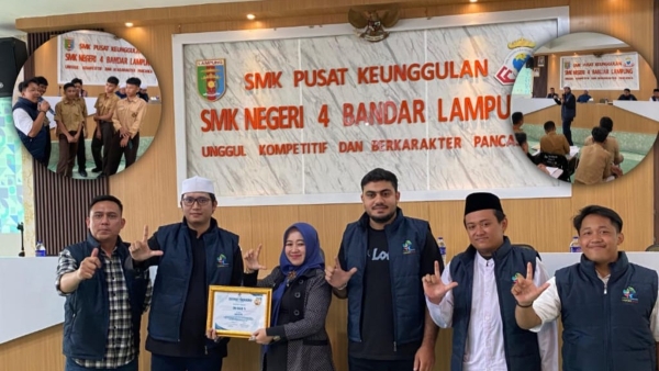 FPLM dan Pelajar SMKN 4 Bandar Lampung Bersatu Tolak Kenakalan Remaja