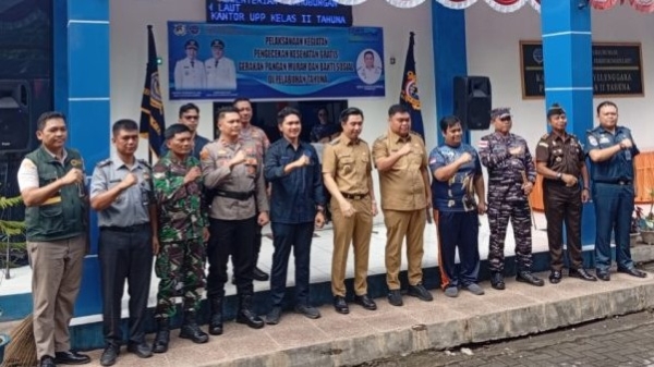 Peringati Harhubnas, KUPP Tahuna Gelar Aksi Sosial dan Pangan Murah
