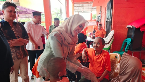 Kunjungi Yayasan Bagus Mandiri, Staf Ahli PKK Palembang Janji Beri Dukungan Penuh