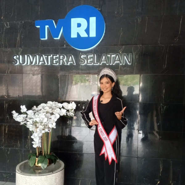 Hadir di TVRI, Putri Remaja Indonesia Sumsel 2025 Ajak Gen Z Tangguh dan Berprestasi