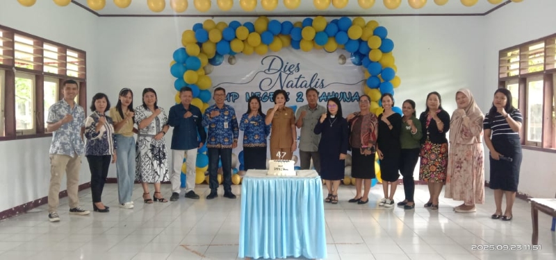 SMPN 2 Tahuna Rayakan Dies Natalis ke-47, Tekankan Peningkatan Kapabilitas Guru