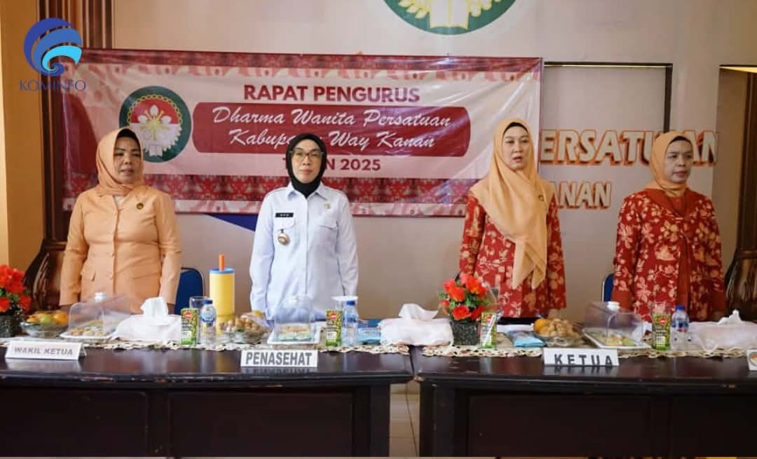 Bupati Way Kanan Hadiri Rapat dan Pelatihan Ecoprint Dharma Wanita Persatuan