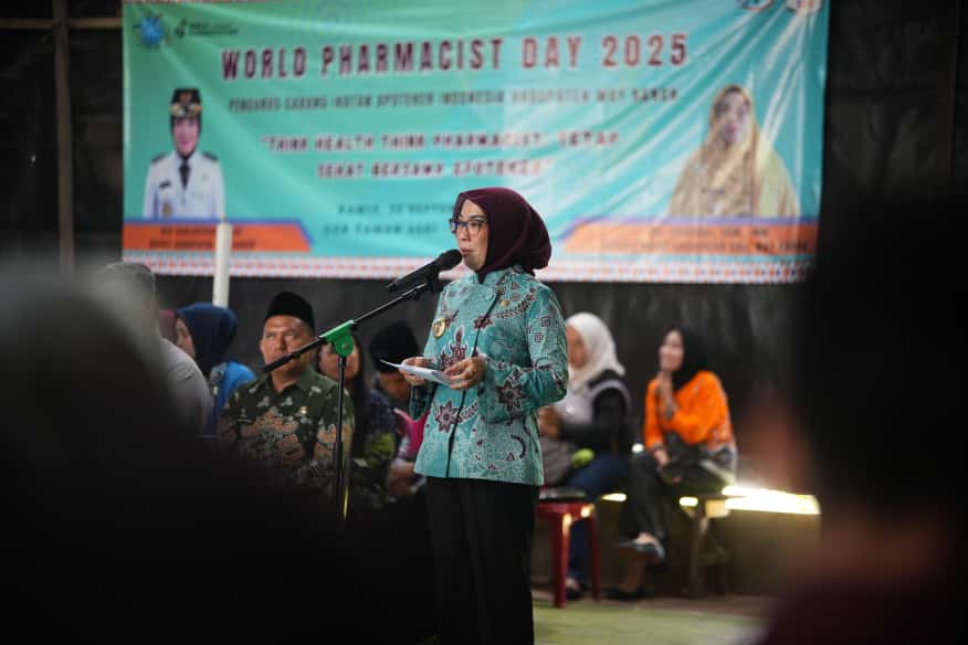 Bupati Way Kanan Ajak Masyarakat Cerdas Gunakan Obat Lewat Sosialisasi GEMA CERMAT