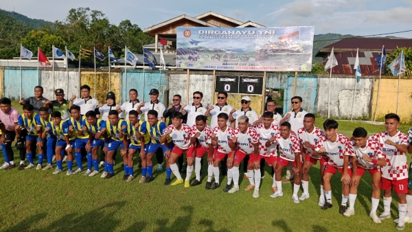 Dibuka Dandim Cup 2025, Ajang Sepak Bola Kebanggaan Warga Sangihe Resmi Dimulai