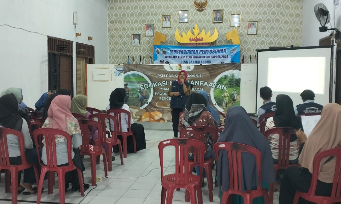 ITERA Dorong Pencegahan Stunting Lewat Olahan Jamur Tiram di Desa Banjar Agung