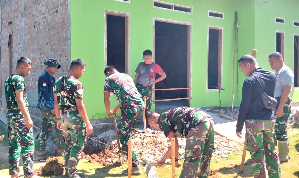 Pembangunan RTLH TMMD ke-126 di Way Kanan Capai 87 Persen, Warga Rasakan Manfaat Nyata