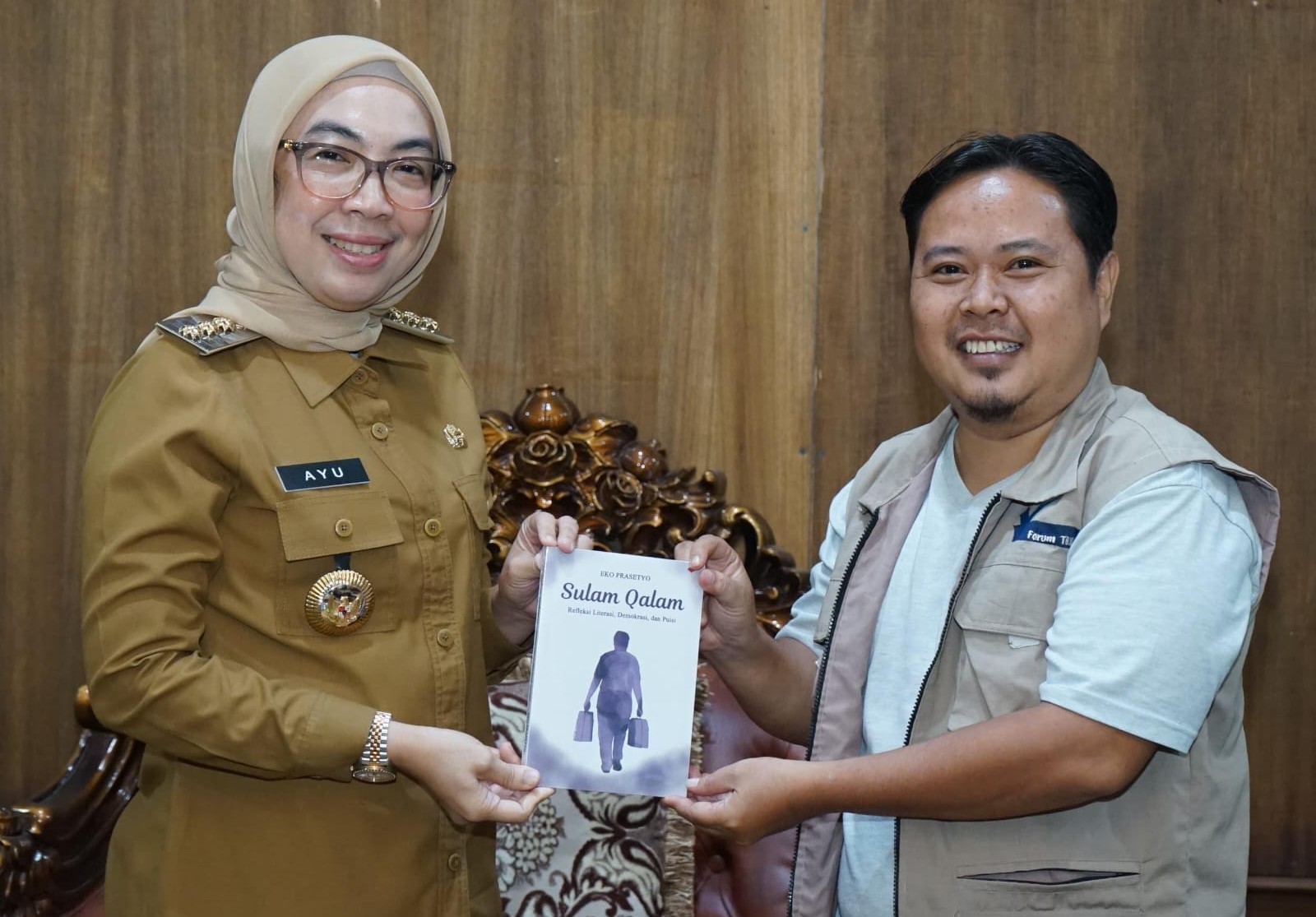 Geliat Literasi Way Kanan: Eko Prasetyo Luncurkan Buku Sulam Qalam