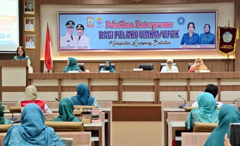 TP PKK Lampung Selatan Dorong UMKM Naik Kelas Lewat Pelatihan Digitalisasi