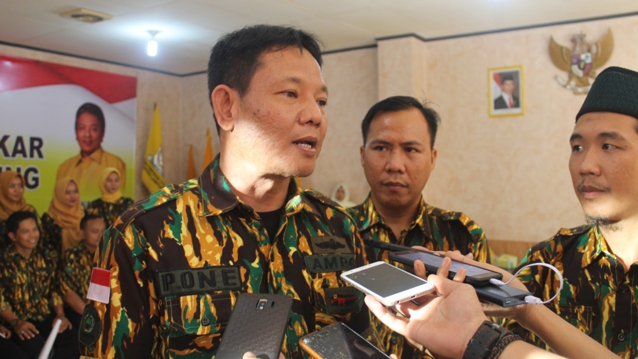 Hanan Rozak Sahkan Pengurus Golkar Lampung 2025-2030, Pone Kembali Pimpin AMPG