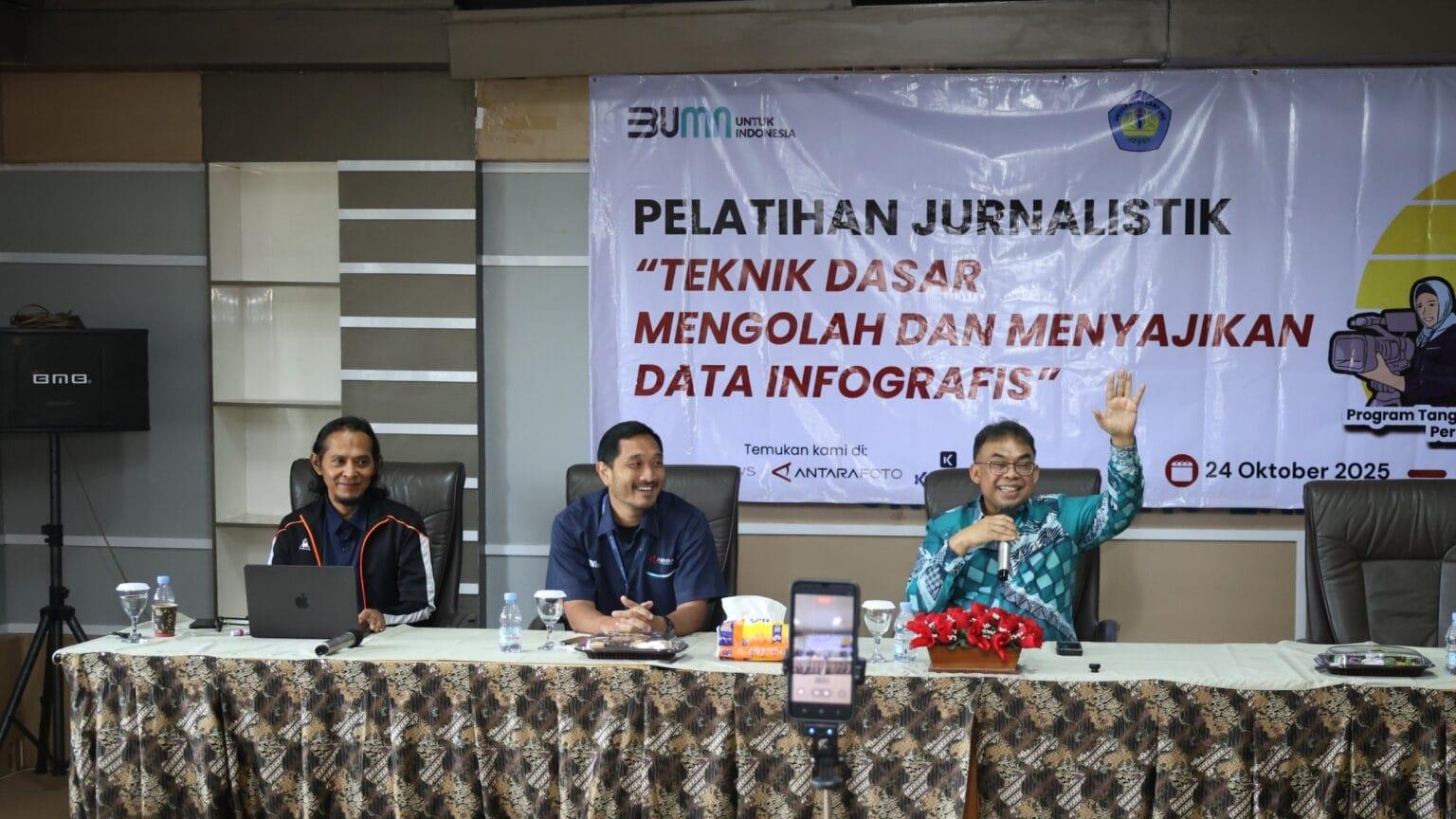 Unila Gandeng LKBN Antara, Latih Pers Mahasiswa Kuasai Teknik Jurnalistik Infografis