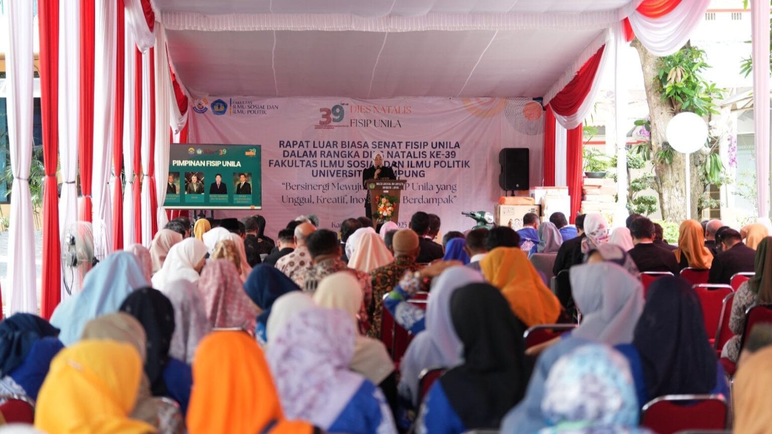 Dies Natalis ke-39, FISIP Unila Kian Menggema dengan Sinergi dan Kolaborasi Internasional