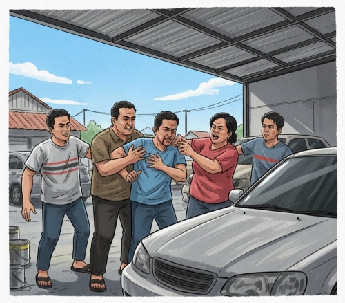 Komplain Cat Mobil Tak Sesuai, Dua Warga Kemiling Diduga Dikeroyok Pemilik Bengkel