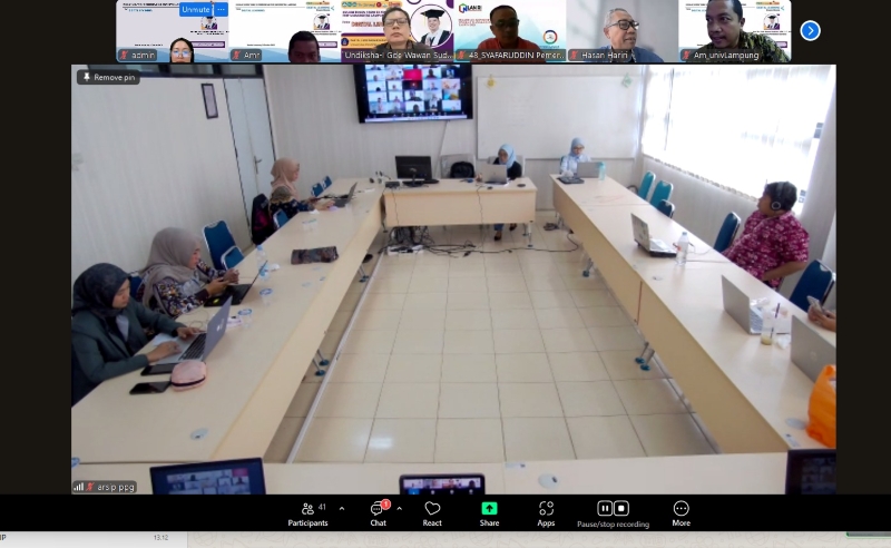 Profesor Wawan Sudatha Bahas Kunci Pembelajaran Digital di Kuliah Dosen Tamu S3 Pendidikan Unila