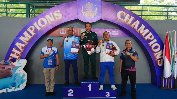 Renang Sumbang Perak, Koleksi Medali Lampung di Pornas Korpri Jadi Enam