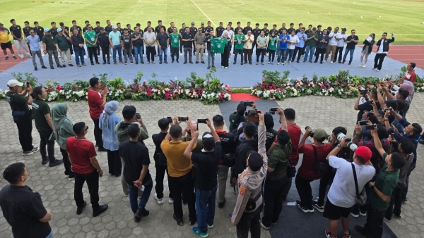 Unjuk Gigi Usai Launching, Nusantara Lampung FC Tundukkan Sriwijaya FC 3-0